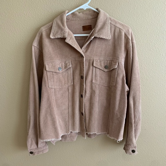 Light pink corduroy jacket!!! - Picture 1 of 8